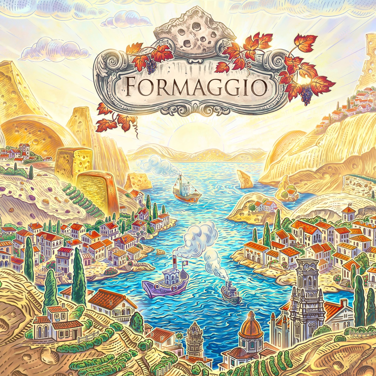 Formaggio board game box cover